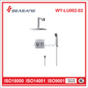 Square Stainless Steel Rainfall Shower Set with Handheld Shower