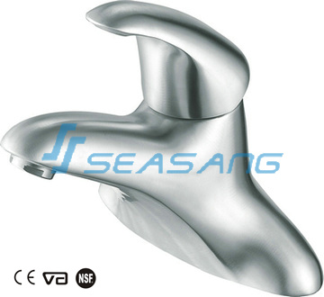 Grifo de lavabo de inodoro con lavabo de ba&ntilde;o de doble orificio de una manija