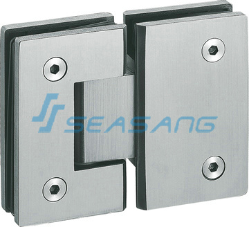 Bisagra de puerta de ducha de acero inoxidable SKH011 para vidrio de 180 grados