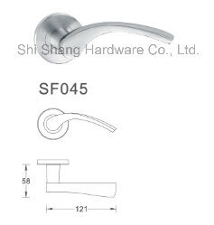 Solid Precision Casting Stainless Steel Door Handle Modern Lever Door Handle