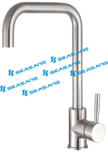 L Spout Stainless Steel Kitchen Sink And Bar Faucet